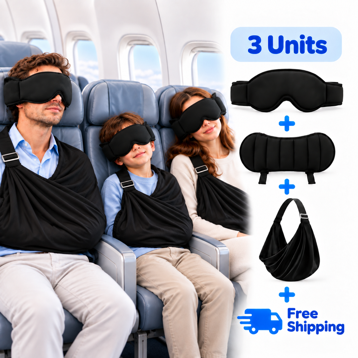 DeamWrap™ - 3-in-1 Travel Sleep Wrap